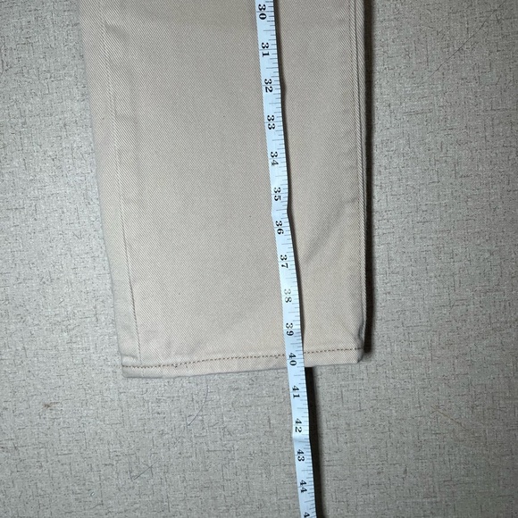 Levi's 502 Beige Denim Jeans W33 L32 - Picture 6 of 15